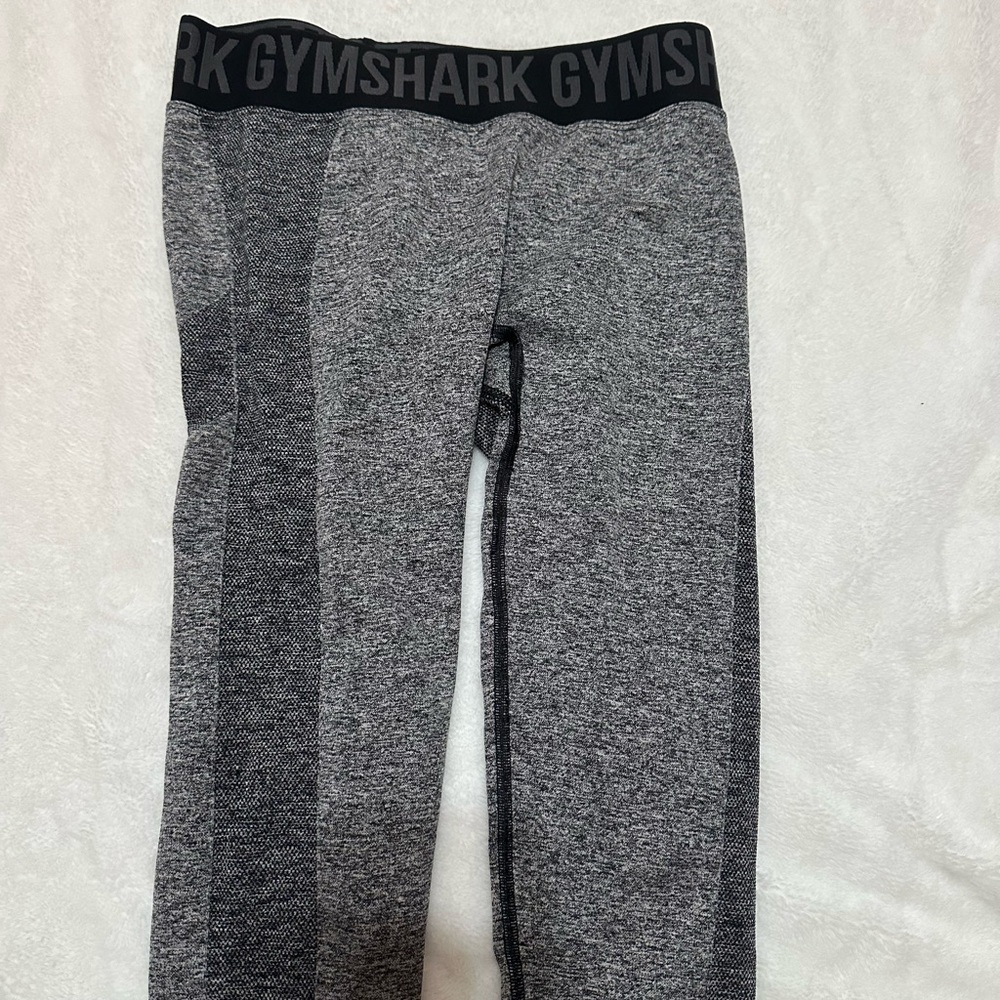 Gymshark Kids Black and Gray Leggings